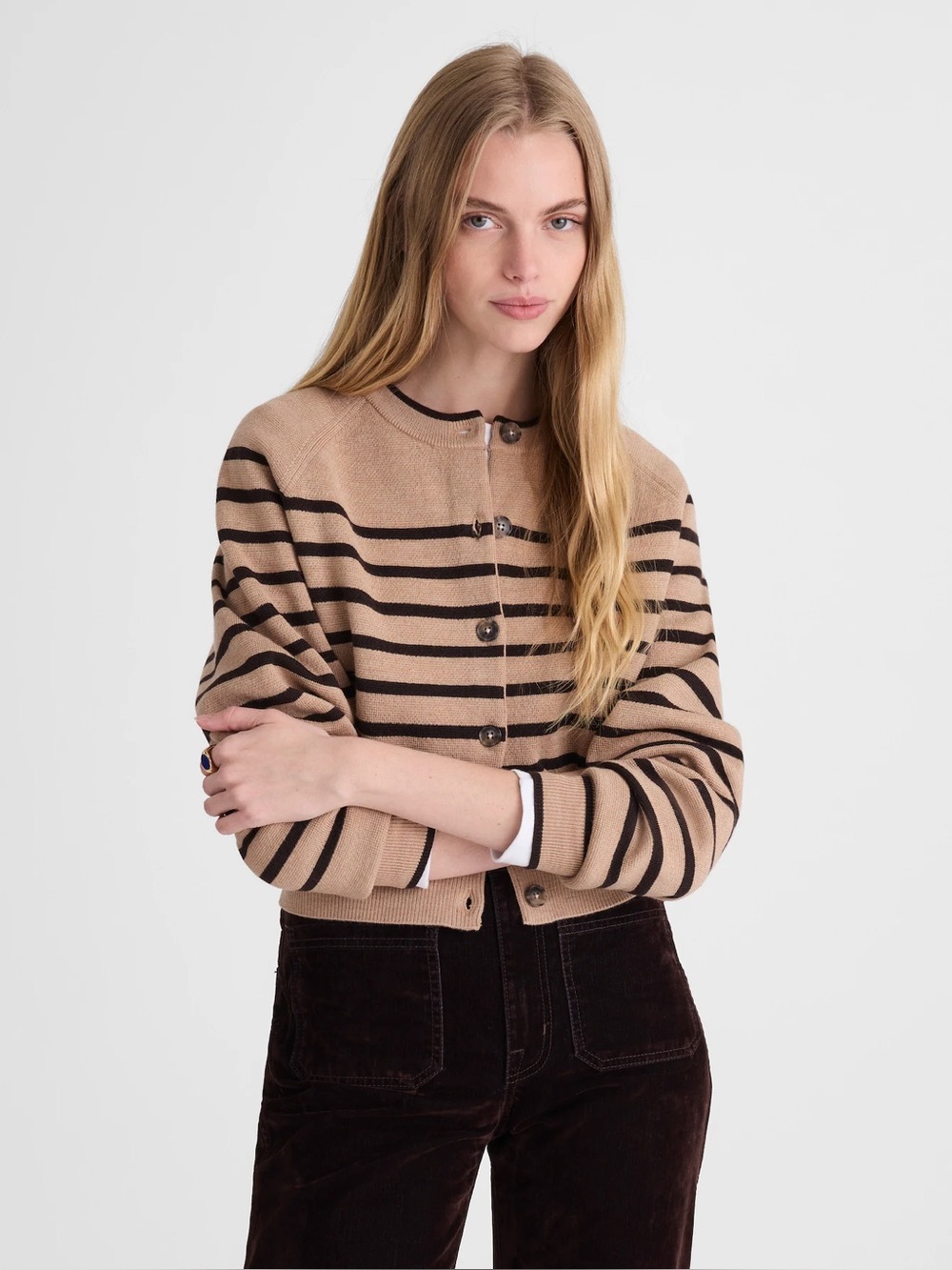 Madewell cropped cardigan